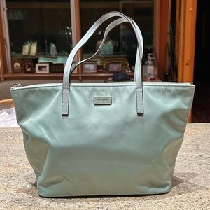 Kate Spade Mint Green Nylon Medium